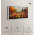 thumbnail image 2 of Valley of Flowers Canvas Autum Landscapes by Art Remedy, White Frame, 24" x 16", 2 of 7