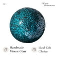 thumbnail image 6 of Whole Housewares 3" Glass Mosaic Sphere Decorative Balls (5 Count), 6 of 7