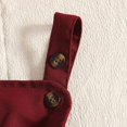 thumbnail image 6 of CAICJ98 Baby Girl Clothes Fall Winter Outfit Long Sleeve Ruffle Romper Plaid Skirt Bow Headband 3 Pcs Set (Red,0-3 Months), 6 of 8
