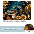 thumbnail image 2 of Sunflower Non-Slip Polyester Floor Carpet Door Rugs - Machine Washable Kitchen Rug, 2 of 6