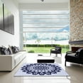thumbnail image 6 of Ahgly Company Indoor Rectangle Patterned Heavenly Blue Area Rugs, 8' x 10', 6 of 6