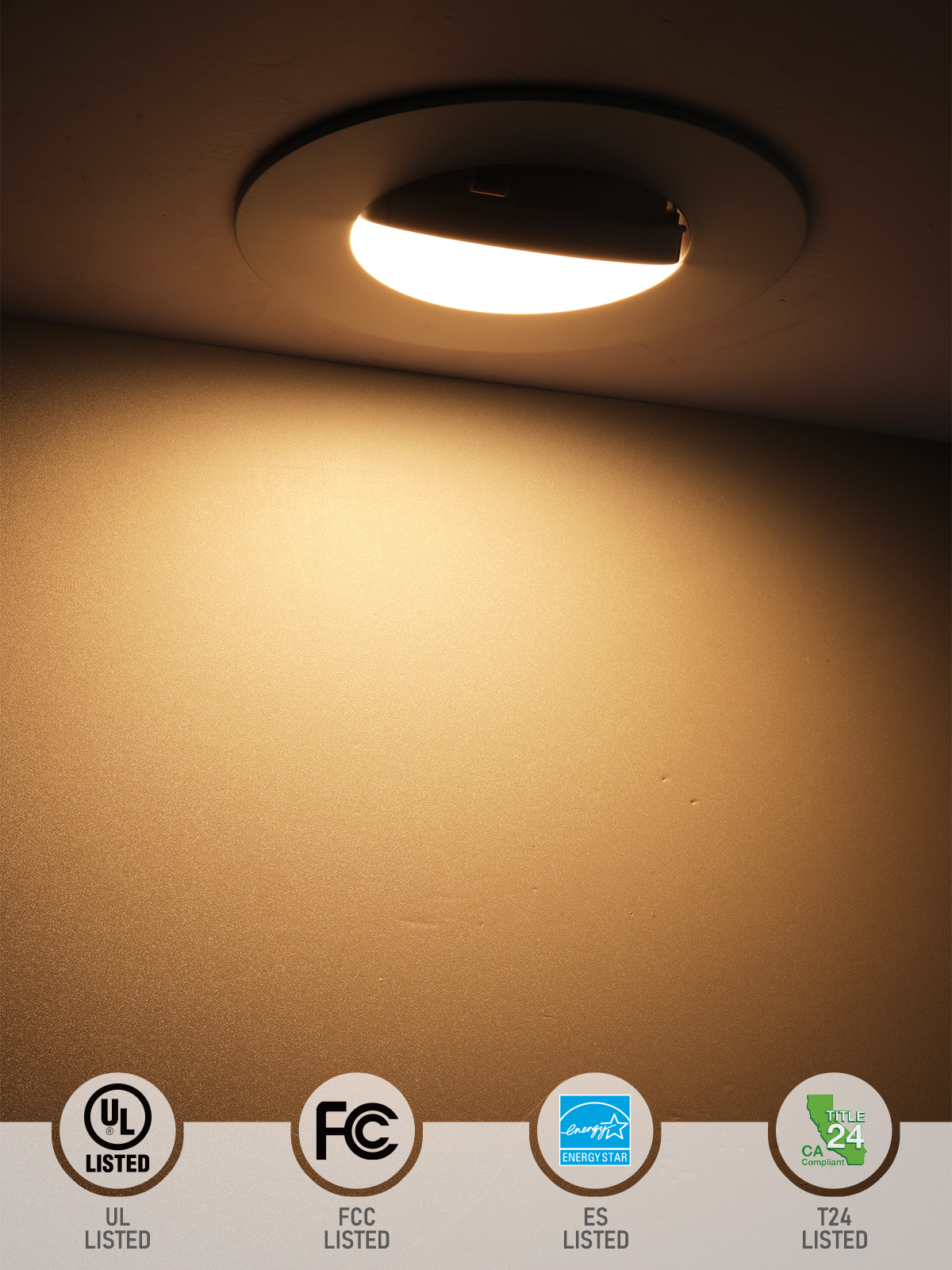 TORCHSTAR 8 LED Da Incasso Canless 15,2 Cm - Faretti Dimmerabili CRI90 Con 5 Temperature Colore (2700K-5000K) - Classe IC