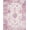 Pink Purple Cream, Pattern 1, variant on ODIKA 8'x10' Washable Area Rug Non-Shedding, Easy Care, Vintage Distressed Botanical Toile Faded Damask Ornate Scrolling for King Size Bedroom Under Bed, Master Suite