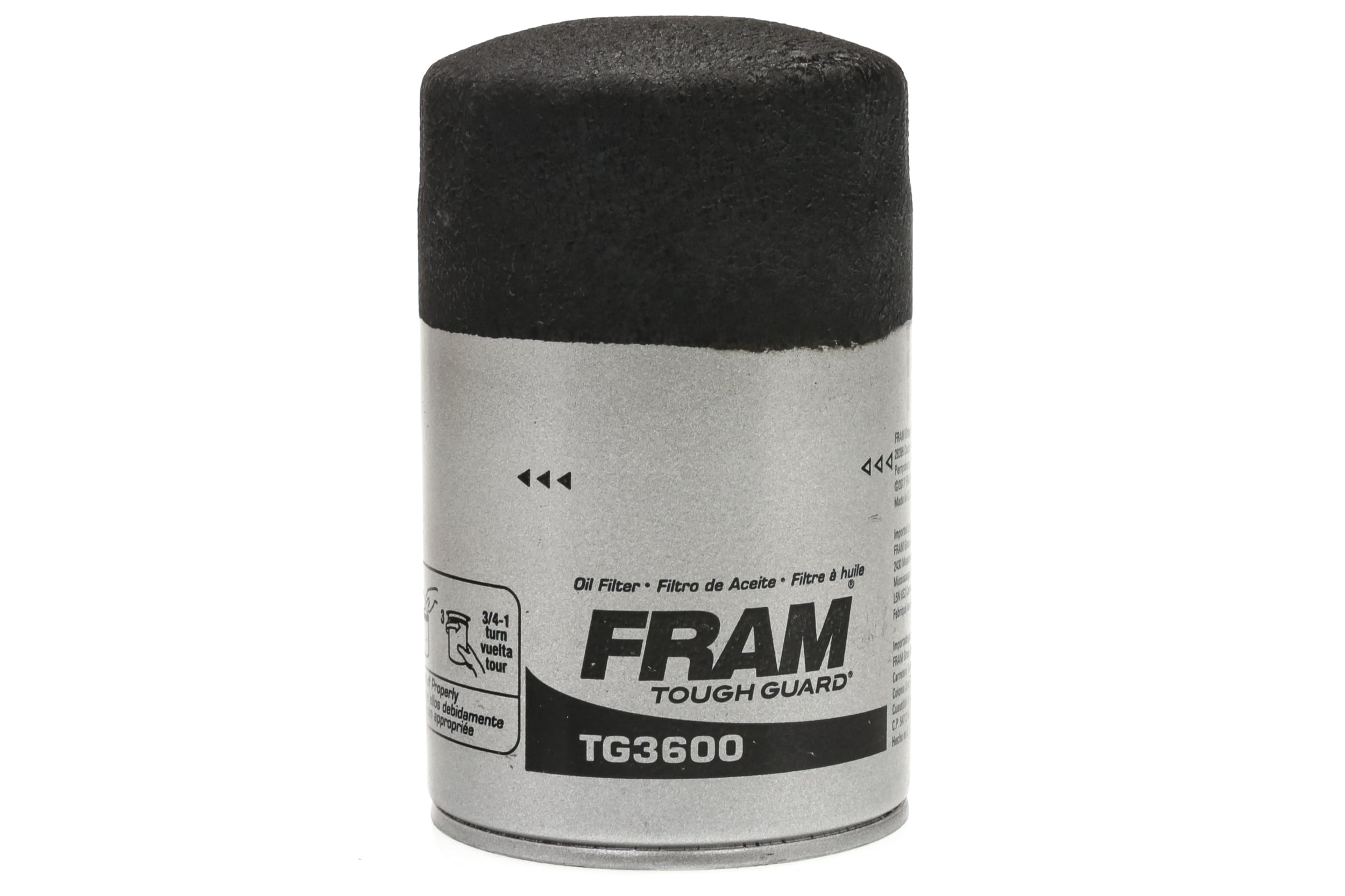 FRAM Tough Guard, TG3600 Motor Oil Filter, 15K Miles, Replacement Oil Filters, Fit for Selected Vehicles