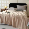 thumbnail image 2 of H&D 100% Tencel Cooling Blanket, Delicate Embroidery Quilted Comforter, 78" x 90", 2 of 7