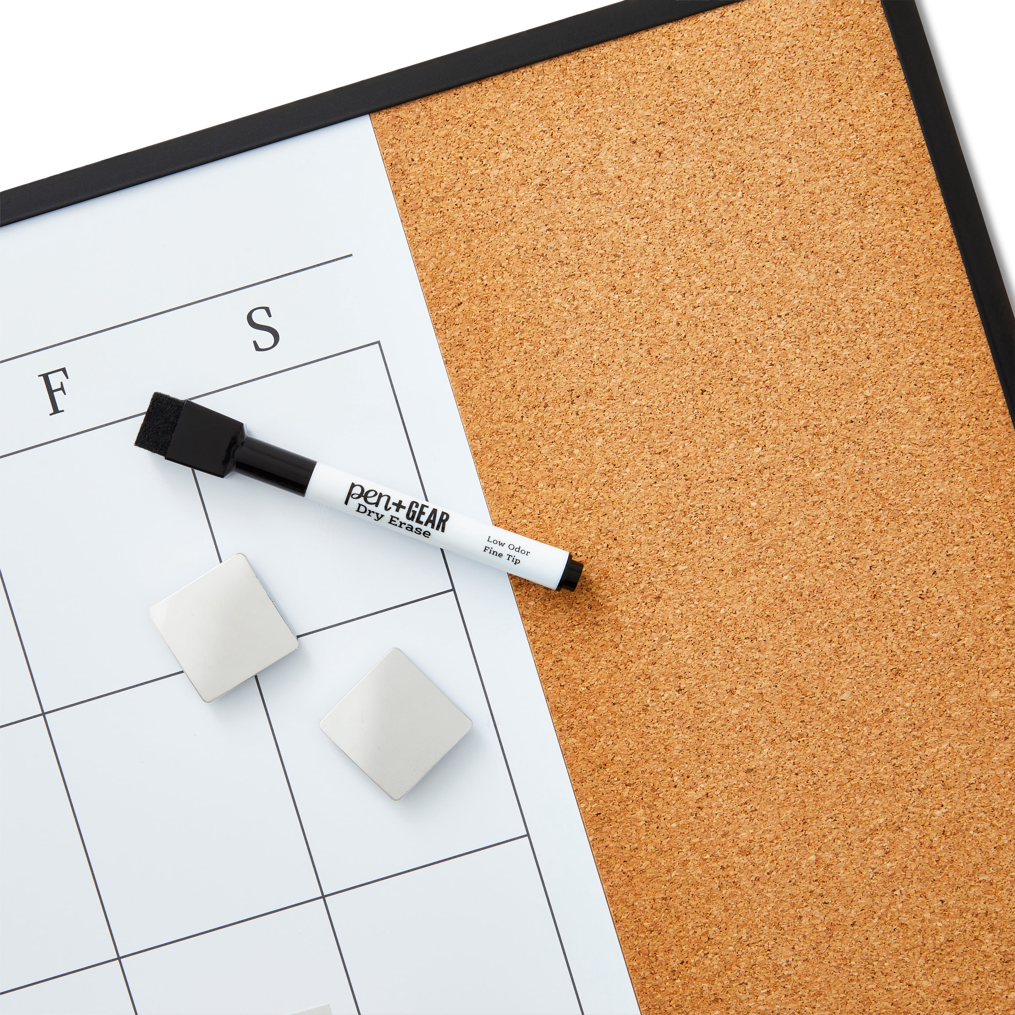 Pen+Gear 3 in1 Whiteboard Calendar,17" x 23" x 0.2", 1 Pack