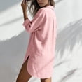thumbnail image 4 of Mifsaly Womens Oversized Button Down Shirt Casual Long Sleeve Blouse Lightweight Cotton Linen Tunic Tops Loose Fit Collared Beach Cover Up Summer Work Outfits XL, 4 of 6
