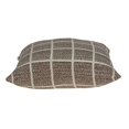 thumbnail image 2 of Parkland Collection PILB11065P Stuart Tan&44; Housse de Coussin de Transition Carrée Marron & Bleu avec Insert en Poly - 20 x 20 x 7 Po., 2 of 5