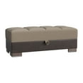 thumbnail image 3 of Ottomanson Origins Air Rectangular Upholstered Lift Top Ottoman, Beige/Brown, 3 of 7