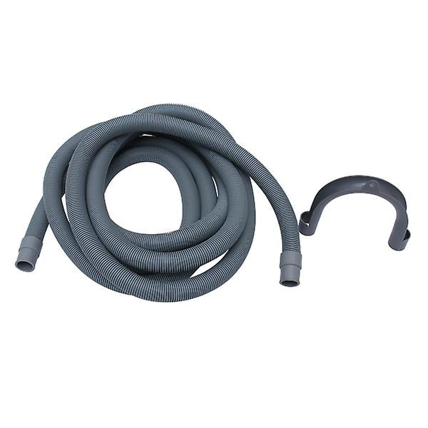 4m Universal Fully Automatic Drum Washer Washing Machine Hose Drain Pipe Down Pipe Outlet Pipe Extended Extension Tube with U Shape Holder