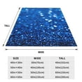 thumbnail image 3 of Balery A Blue Glitter Manta de Felpa Suave y Acogedora – Cobija de Franela Aterciopelada para Cama, Lavable y Cálida para Sofá, Mascotas, Transpirable-60"x50", 3 of 7
