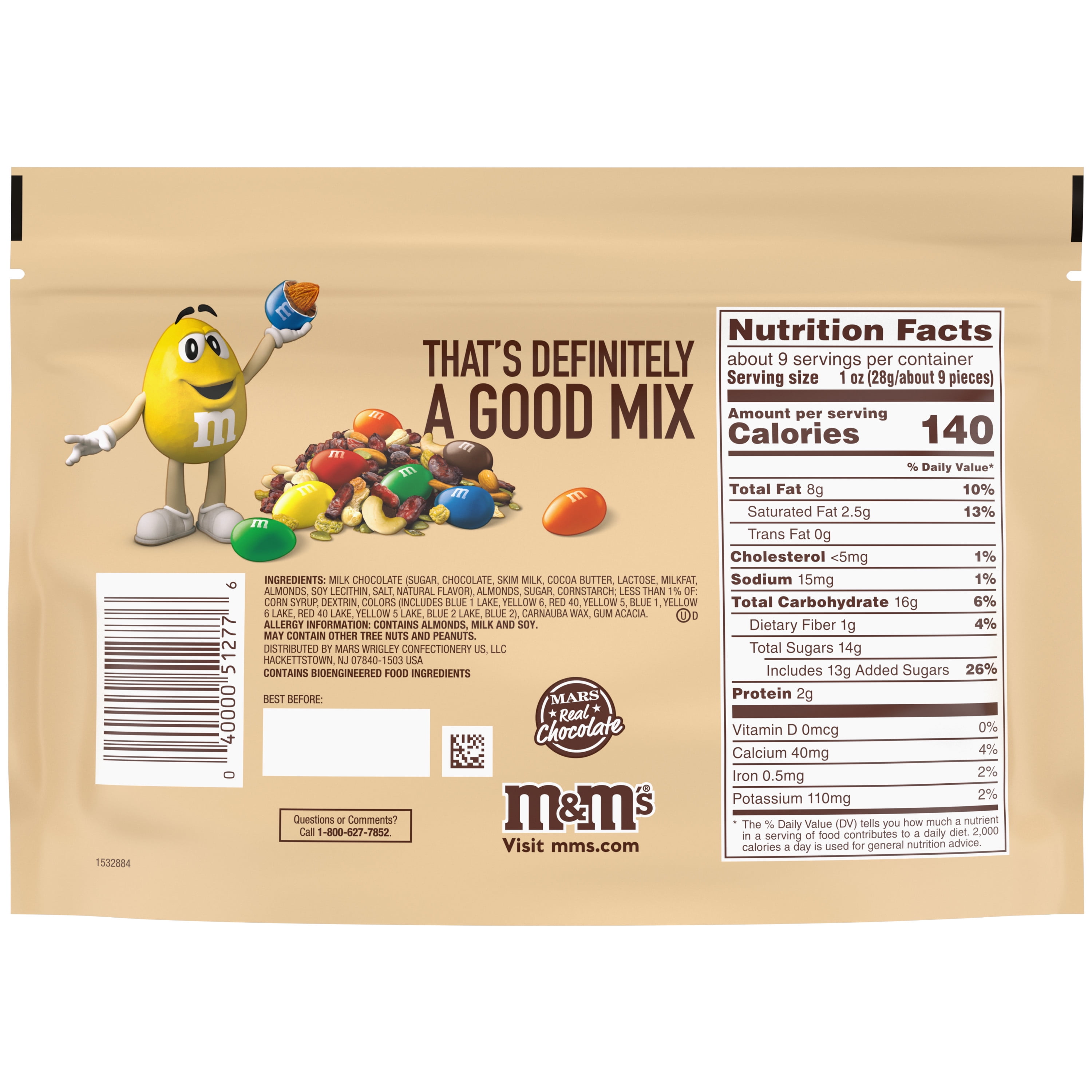 M&M's Almond Share Size - 2.83 oz/18 pack