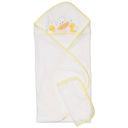 Child Of Mine Hooded Towel And Washcloth, White