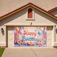thumbnail image 3 of Floral Design Banner Pastel Colors Birthday Party Decorative for Birthday Party Kids Celebration Indoor Event, 3 of 9