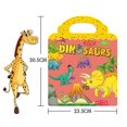 thumbnail image 2 of New Children Scene Stickers Book Diy Hand-on Puzzle Sticker Books Reusable Cartoon Animal Learning Cognition Toys For Kids Gift, 2 of 3