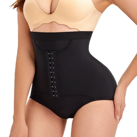 

Gotoly Butt Lifter Panties For Womens High Waist Tummy Control Body Shaper Waist Cincher Panty Girdle Shapewear Underwear(Black Medium)