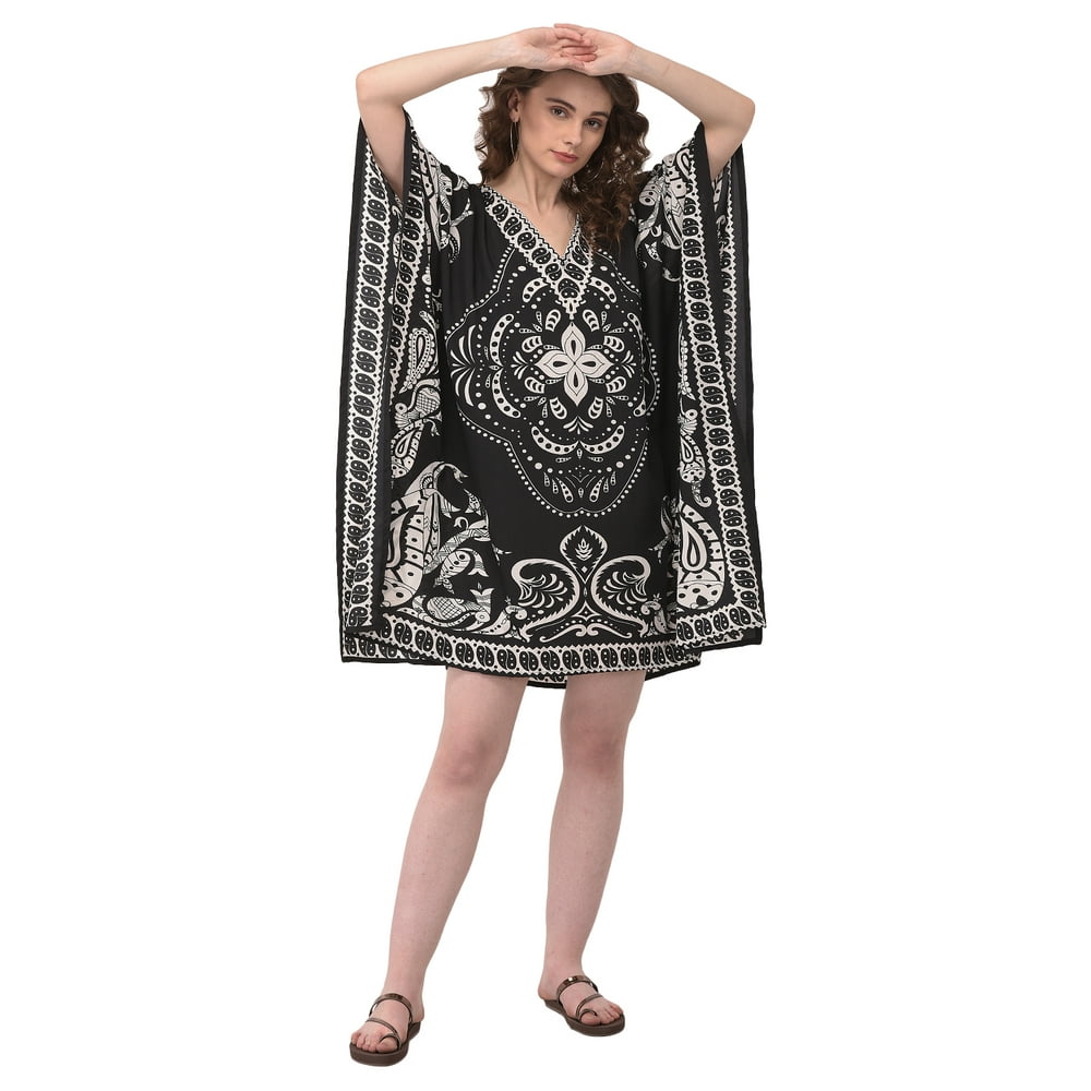 Oussum Women Plus Size Short Tunic Dress for Women Casual Polyester