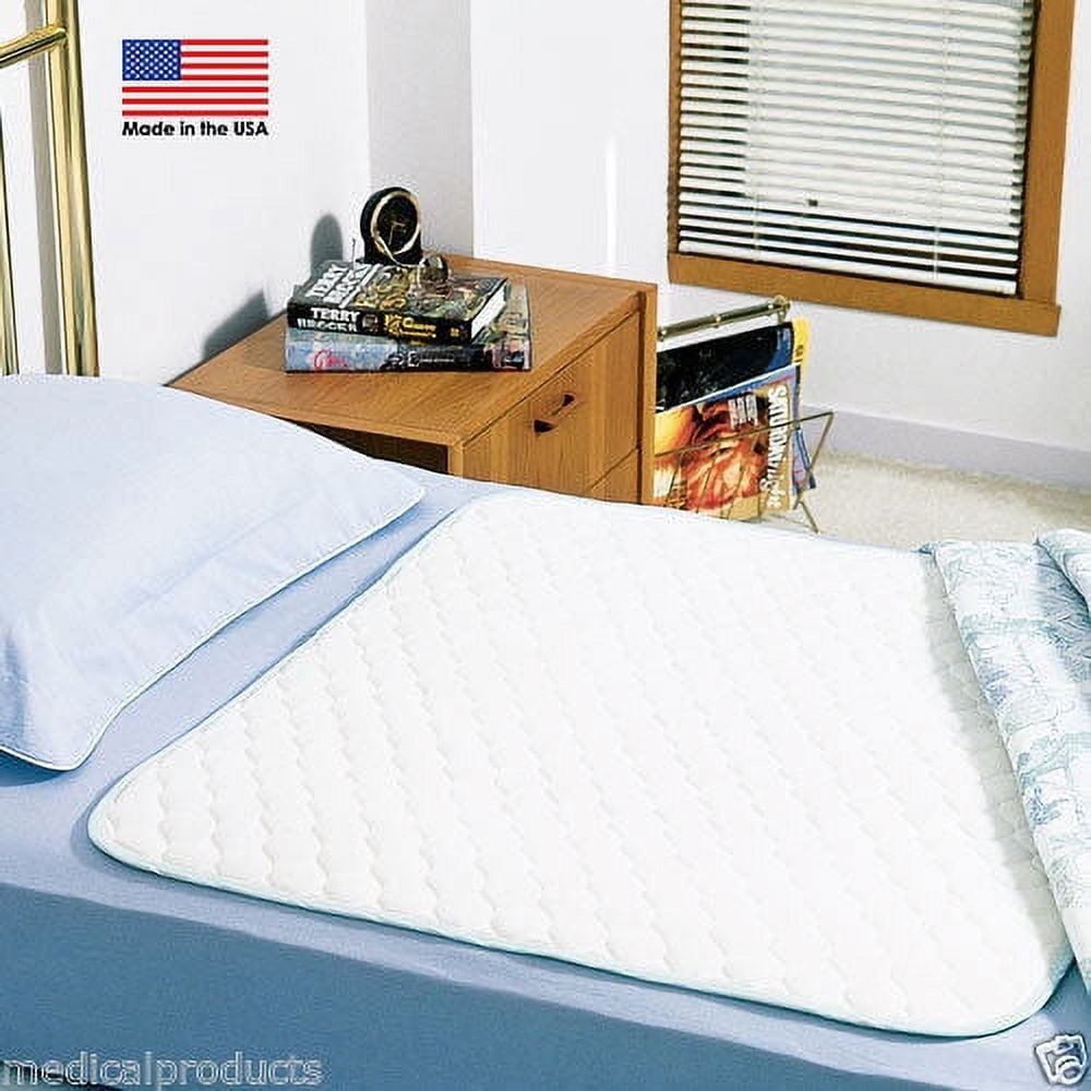 WAVE Extra Large XL 36" x 54" Reusable Washable Underpads - Pack of 3, For Use as Incontinence Bed Pads, Reusable Pet Pads, Great for Dogs, Cats, and Bunny, Made in The US