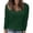 Green, variant on Idoravan Lightweight Sweaters for Women 2024 Spring Women's Solid Color Casual Slim Fitting Knitwear Pullover V-Neck Long Sleeve Sweater Tops Blouse Black S