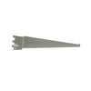 Econoco - GHSL12/SC - 12" Satin Chrome Left Offset Shelf Bracket For President Line Slotted Standards - Sold in Pack of 25