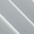 thumbnail image 4 of Sun Zero Nolan Energy Efficient Blackout Grommet Single Curtain Panel, 54" X 108", Dove White, 4 of 9