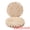 Oatmeal Ash, variant on Unique Bargains 4pcs Round Placemats Light Brown 15"x15"
