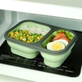thumbnail image 3 of Sunjoy Tech Silicone Collapsible Lunch Box Large Capacity Microwave Safe BPA Free Odorless Compartment Lunch Box, 3 of 7