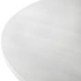 thumbnail image 2 of Roundhill Furniture Edo Contemporary Round Dining Table, Trestle Base, White Finish, 2 of 8