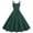 Army Green, variant on Floral Dress For Women, Women's Vintage 1950's Comfy Summer Sleeveless Round-Neck Solid Point Party Dress Rockabilly Swing Prom Party Cocktail Dress Army Green M