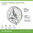 thumbnail image 4 of Symmons S9600PTRMRP Origins Shower Valve Trim in Polished Chrome (Valve Not Included), 4 of 5