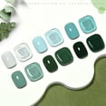 thumbnail image 2 of Set de esmaltes de uñas en gel GAOY Green Dark Forest Green Blue Grey, 2 of 6