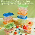 thumbnail image 3 of Recipientes para aperitivos ALFEVA reutilizables, 20 unidades con tapas y 10 tenedores, 3 of 6