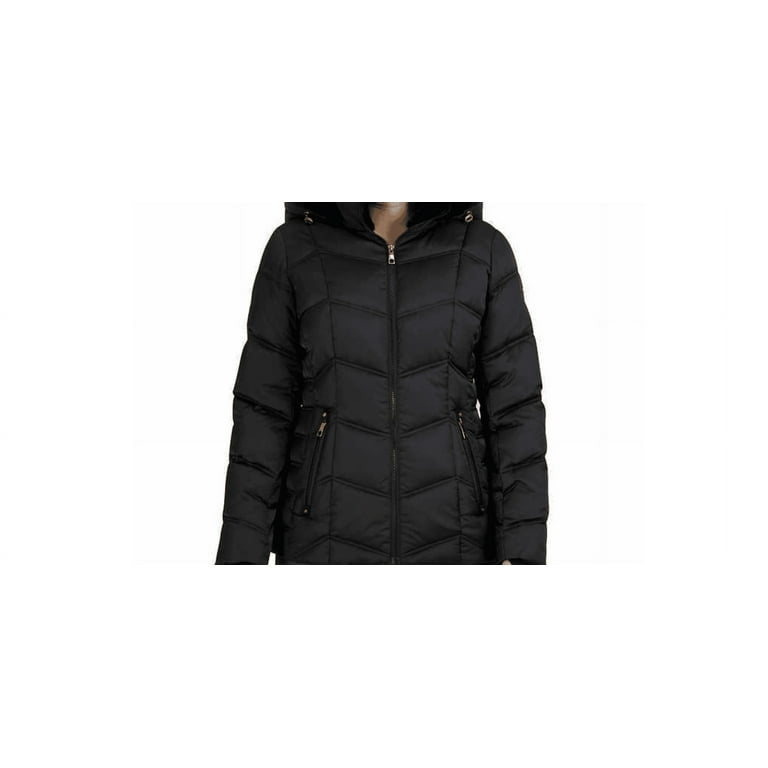 Nautica Women's Puffer Jacket w/ Detachable Hood Water Resistant
