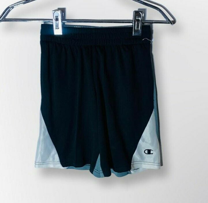 Champion Kid's Flatback Mesh Basketball Shorts Black/Gray - XS