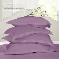 thumbnail image 3 of (2 pack) Nestl Pillow Sham Set of 2, Premium 1800 Series Double Brushed Bed Pillow Cases, Lavender Dream, Euro 18" X 18", 3 of 6