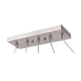 thumbnail image 4 of Woodbridge Lighting Pixie 5-Light Glass Linear Pendant in Chrome, 4 of 5