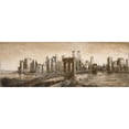 thumbnail image 3 of Daniels, Matthew 24x11 Black Modern Framed Museum Art Print Titled - New York-New York, 3 of 5