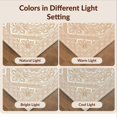 thumbnail image 7 of Design&I 8'x10' Washable Area Rug Beige Boho Symmetrical Concentric Motif Farmhouse Vintage Dining for Room, Large Office, Lounge, Snag-Free, 7 of 7