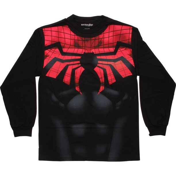 SpiderMan Superior Spiderman Costume Long Sleeve TShirt Walmart