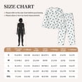 thumbnail image 4 of Balery Hand Drawn Turtle Pattern Pajama Sets for Women Long Sleeve 2 Piece Sleepwear Loungewear Sets Soft PJ's with Pockets Long Sleeve Comfy Pj Sets-Medium, 4 of 7