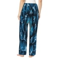thumbnail image 3 of Disketp Agave Cactu Print Women'S Comfy Pajama Pants Casual Drawstring Palazzo Lounge Wide Leg Pants, 3 of 9