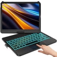 thumbnail image 1 of Funda con teclado HOTLIFE para iPad 10th Gen 10.9" 2022 con lápiz, 1 of 7