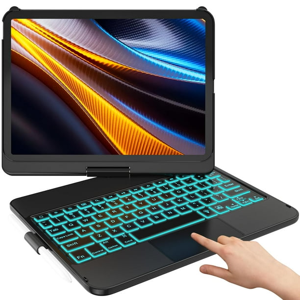 Funda con teclado HOTLIFE para iPad 10th Gen 10.9" 2022 con lápiz
