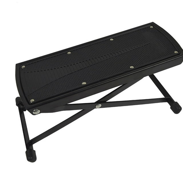 OULII Metal Guitar Pedal Adjustable Footrest Durable Design for Guitar Practice 1Set