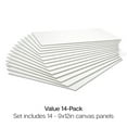 thumbnail image 2 of KINGART Canvas Panels, Classic, 9" x 12", 14-Pack, 2 of 7