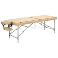 thumbnail image 4 of Master Massage 28” Breeze Light Weight Aluminum Portable Massage Table Package, Cream, 4 of 5