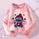 thumbnail image 3 of Sudaderas de Disney Stitch para niños, suéteres de manga larga con efecto tie-dye a la moda para niñas, ropa de otoño e invierno con dibujos animados para niños, regalos de cumpleaños, 3 of 5