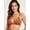 Orange, variant on White Bras for Women Seamless Sexy Deep V French Triangle Cup Soft Low Impact Wirefree Braletts