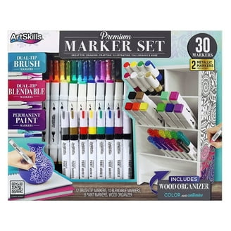 Best Choice Products Set of 228 Alcohol-Based Markers, Dual-Tipped