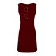 thumbnail image 4 of Vestido de cuello redondo con botones en la parte superior del tanque de color sólido sexy informal de verano a la moda para mujer Pompotops  ghjkhdj6344, 4 of 5
